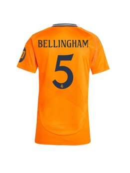 Billige Real Madrid Jude Bellingham #5 Bortedrakt Dame 2024-25 Kortermet